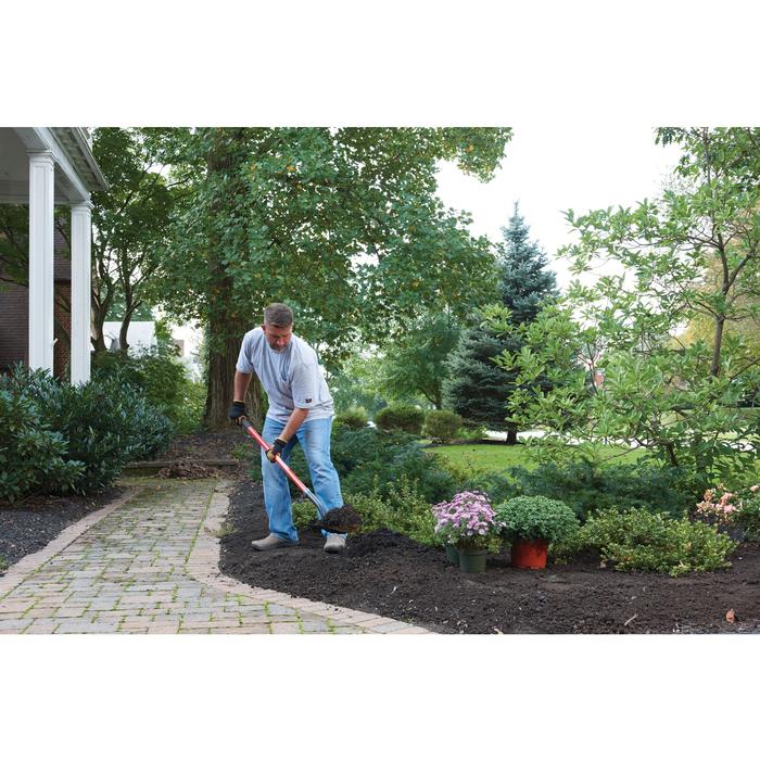 Fiberglass Handle Digging Shovel
